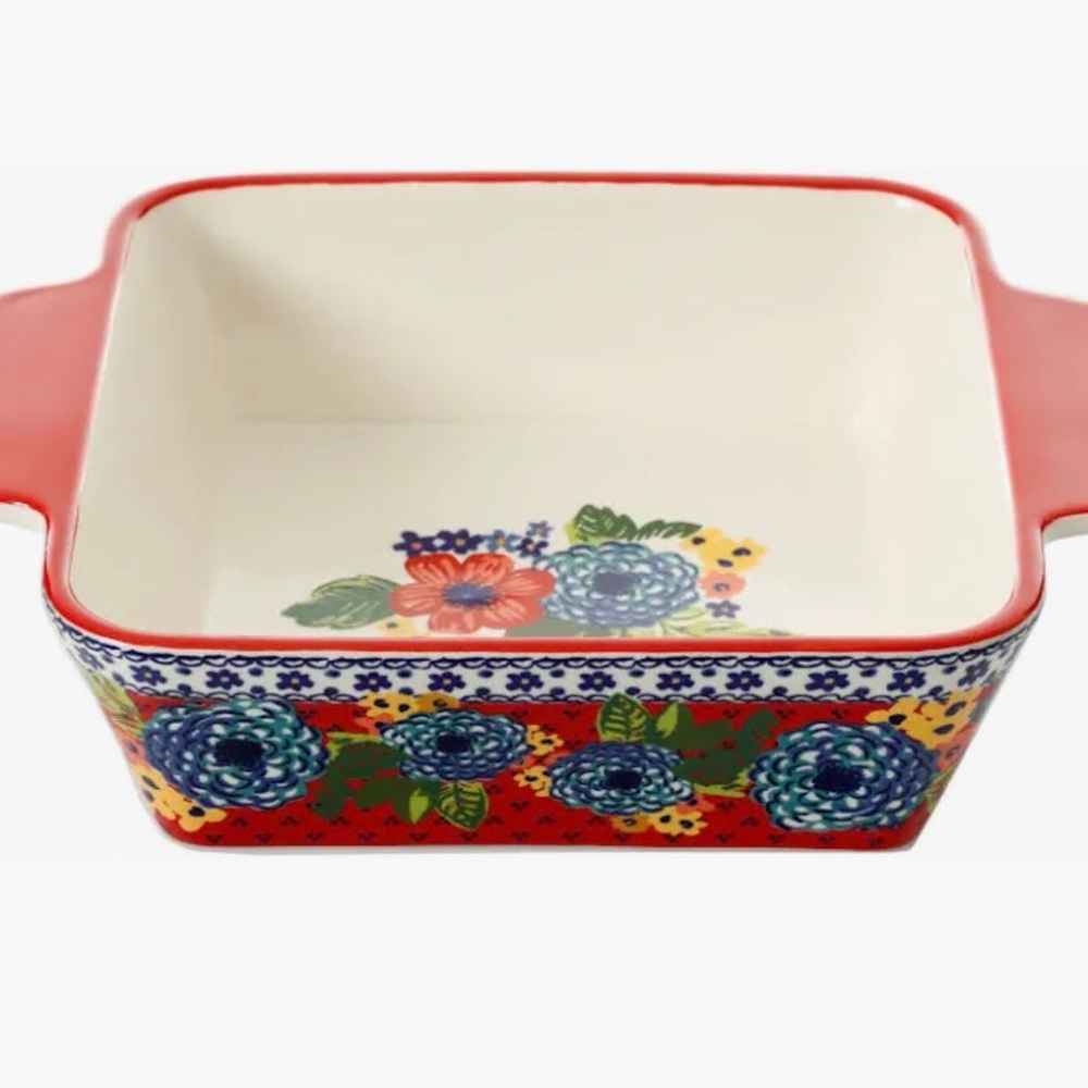 The Pioneer Woman Dazzling Dahlias Bakeware
